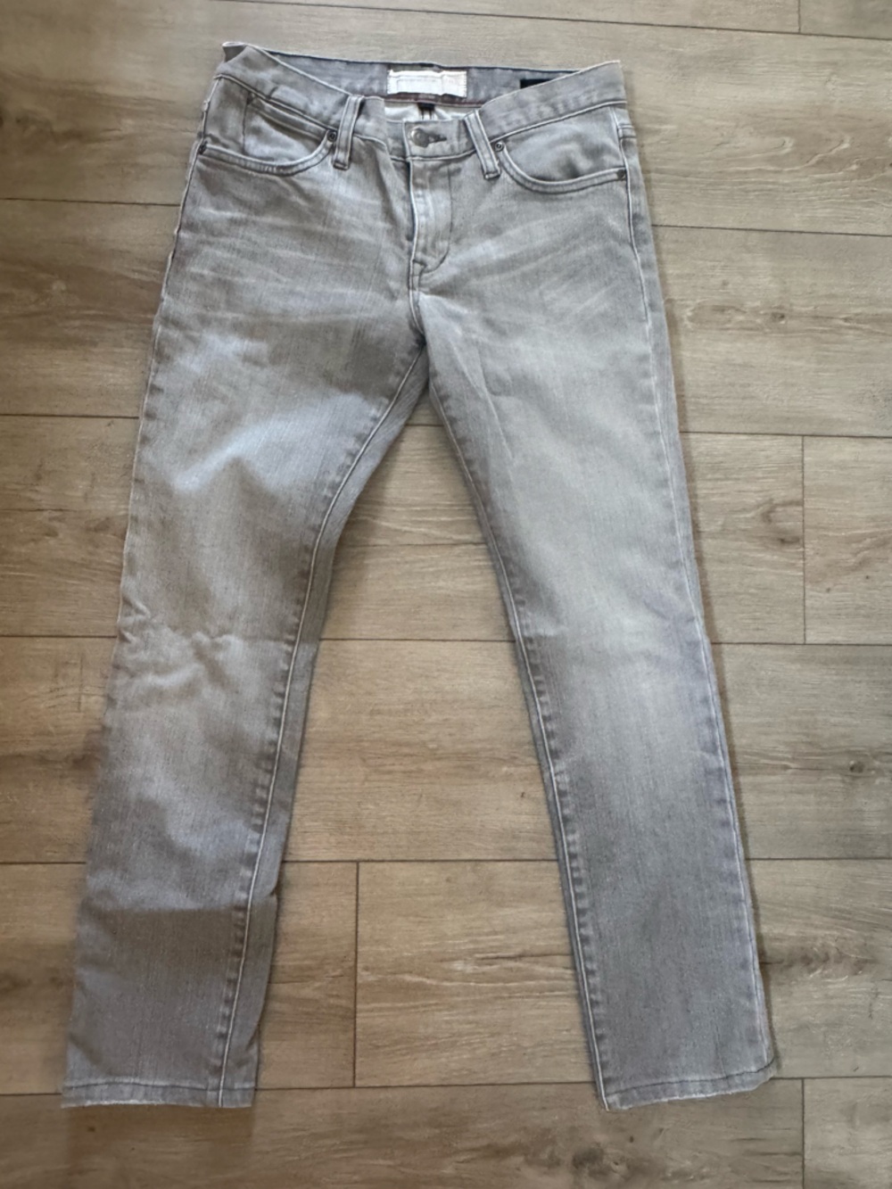 Paper Denim & Cloth Gray Grey Y2K Straight classic Jeans size 27 or 4